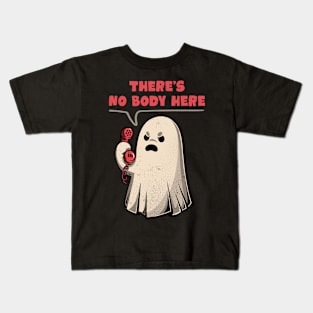 Nobody Here - Funny Spooky Ghost Gift Kids T-Shirt